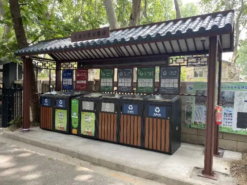 貓先生智能垃圾分類亭，定時定點垃圾收集點 ，垃圾亭生產(chǎn)廠家