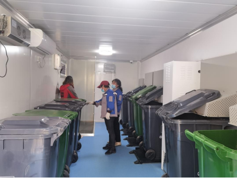 智能垃圾分類房,再生資源回收站廠家,貓先生垃圾分類，垃圾收集房