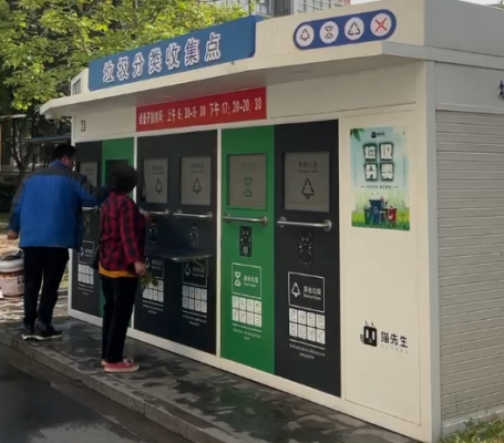 智能垃圾房,垃圾收集點(diǎn)，清潔屋,小區(qū)垃圾分類站生產(chǎn)廠家