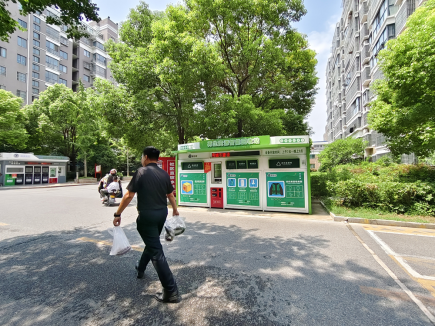 江蘇智能分類垃圾房，清潔小屋，垃圾分類收集點生產(chǎn)廠家